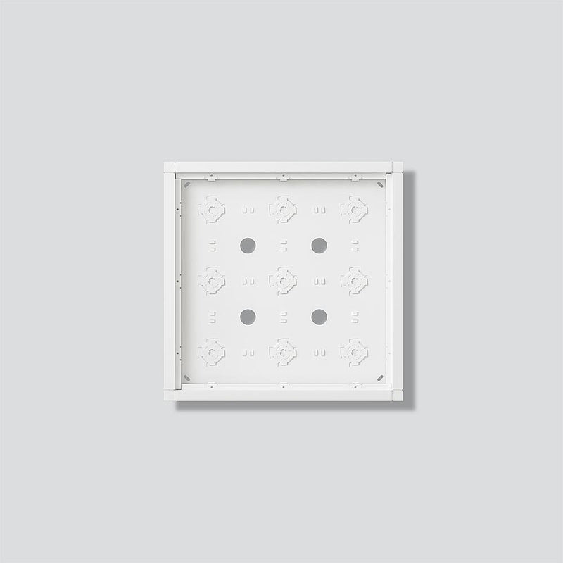 Siedle&Söhne - Montageelement für Türstation Gehäuse-Aufputz GA 612-3/3-01 W Weiß