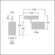 Thorn - Downlight/Strahler/Flutlicht LED-Strahler TONICM3600 #96638032 940, weiß