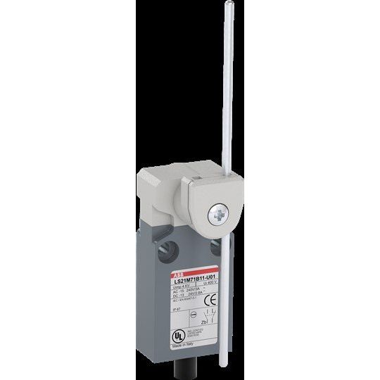 ABB Stotz S&J - Einzelpositionsschalter Kompakt-Pos.schalter LS21M71B11-U01 Metall-Gehäuse IP67