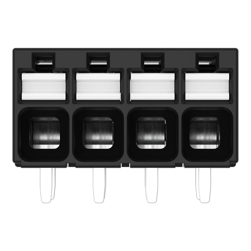 WAGO GmbH & Co. KG - Leiterplattenklemme THR-Leiterplattenklemme 2086-1204 Drücker,1,5mm²,sw − 216 Stück
