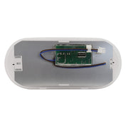 Megatron - Decken-/Wandleuchte LED-Ovalleuchte mit Sensor MT69077 ML, MC, grau