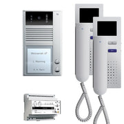 TCS Tür Control - Türsprech-Set Video-Türsprechanlagenset PVC1420-0010 Zweifamilienhaus