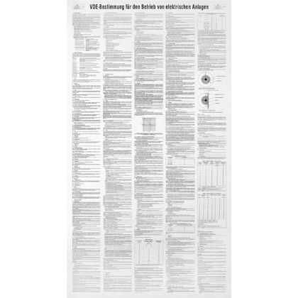 Klar - Warn-/Hinweisschild VDE-Bestimmung VDE105 237/71