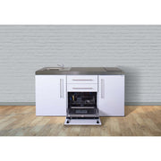 Stengel - Mini-Küche Miniküche Premiumline MPGS170KSGSGKFreBli weiß