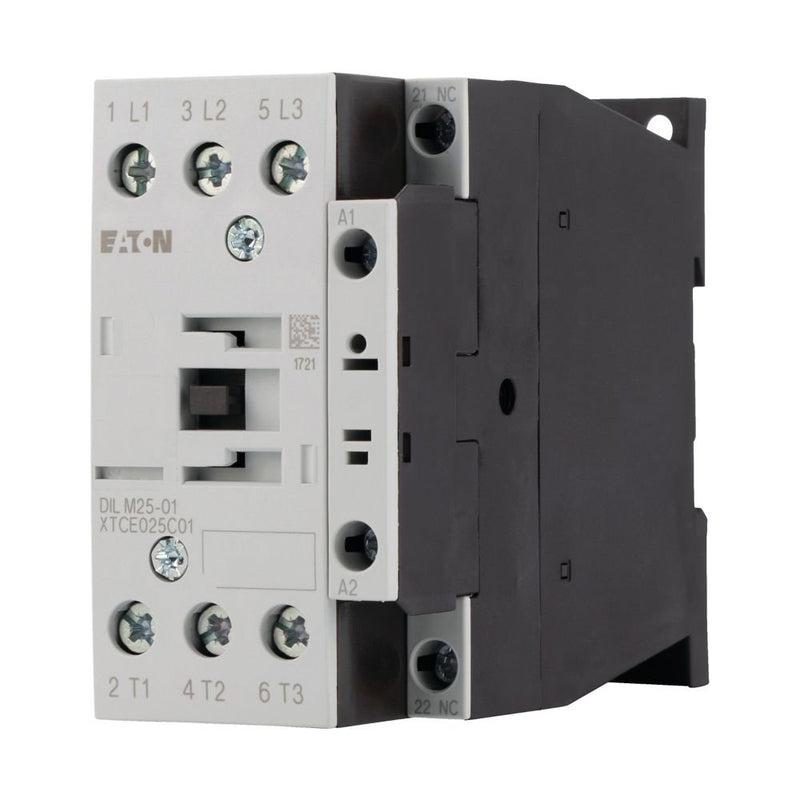 Eaton - Leistungsschütz zum Schalten von Wechselstrom Leistungsschütz 3polig DILM25-01(RDC60) 380/400V 11kW