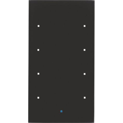 Berker - Bussystem-Tastsensor Glas-Sensor 4fach 75144835 Glas schwarz