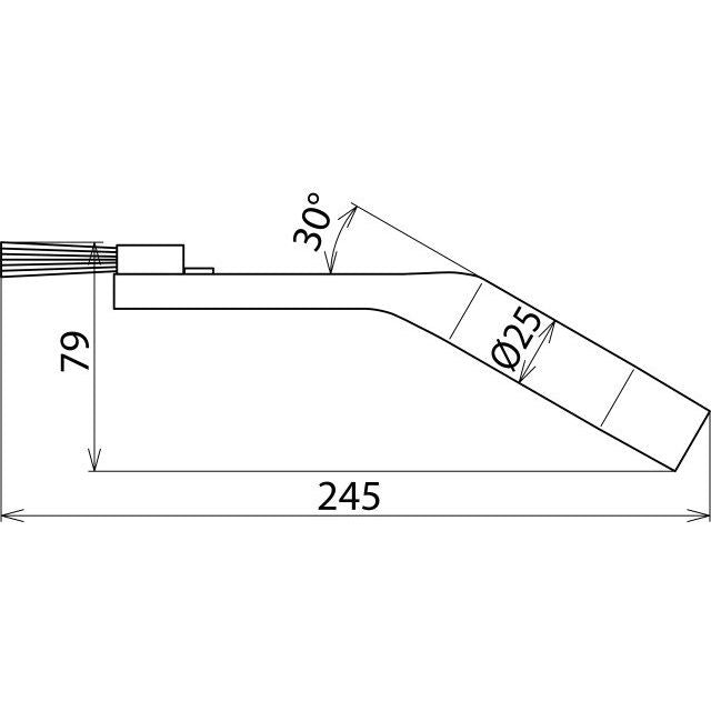 DEHN - Zubehör/Ersatzteile für Sicherheitsgeräte Flachdüse gew. FD 35 W P NS m.Pinsel D25/B 35 mm