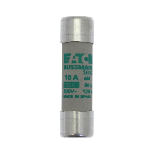 Eaton - Zylindrische Sicherung Sicherungseinsatz Nieders. CYL AM 14,#C14M10S 10A AC 500V 120kA − 10 Stück