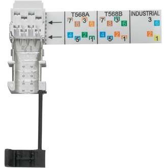 Weidmüller - Modularer Steckverbinder Stecker RJ45 IE-PS-RJ45-FH-BK werkzeuglos