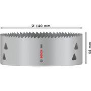 Bosch - Lochsäge PRO Multi Material 2608901542 Lochsäge 140 mm mit