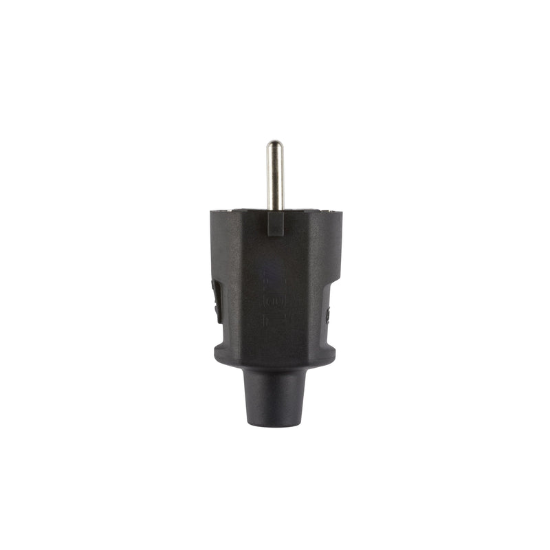 ABL - Schutzkontaktstecker Compact Stecker 100000044 1505 SK+F/B TPE sw − 20 Stück