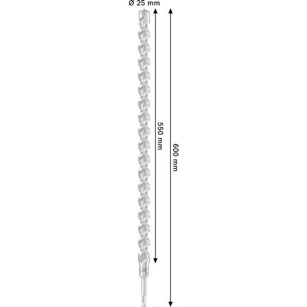 Bosch - Bohrer PRO SDS plus-5X 2608707240 Hammerbohrer 25 x