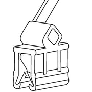 HellermannTyton - Kabelbinder Befestigungsbinder 133-00059(500) schwarz − 500 Stück