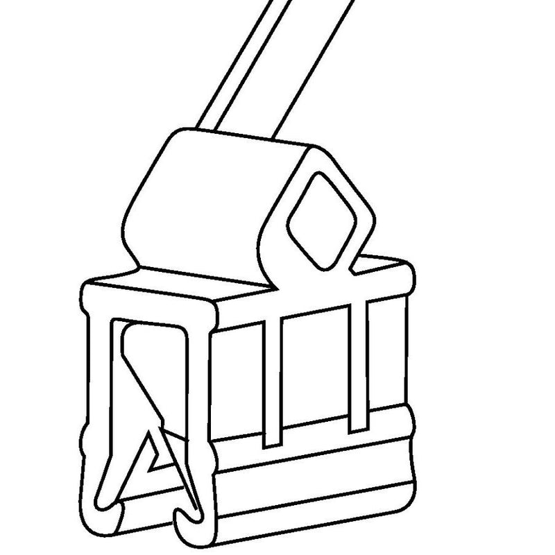 HellermannTyton - Kabelbinder Befestigungsbinder 133-00059(500) schwarz − 500 Stück