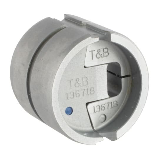 ABB Stotz S&J T&B - Einsatz für Presswerkzeug Kabelschuhe/Verbinder, Aderendhülsen, Schirmanschluss Crimpeinsatz 13671B f.Dragon Tooth