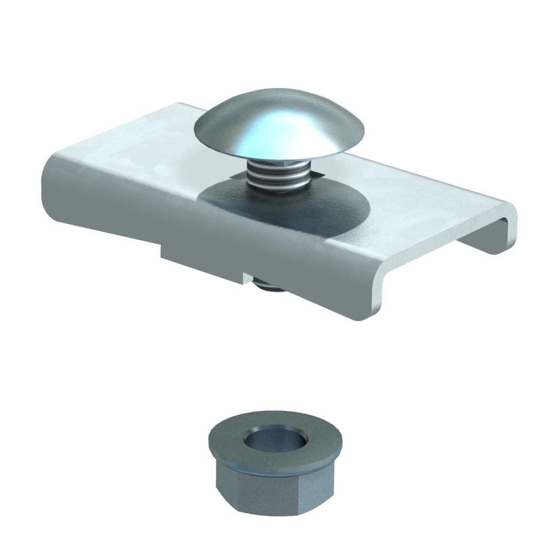 OBO Bettermann - Montagematerial für Kabeltragsystem Klemmstück LKS 40 FS 40x22mm − 10 Stück