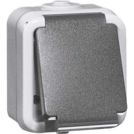 Peha - Schalter-/Steckdosenkombination SCHUKO-Steckdose 1-fach gr D 6620 WAB 16A 250V 2-pol