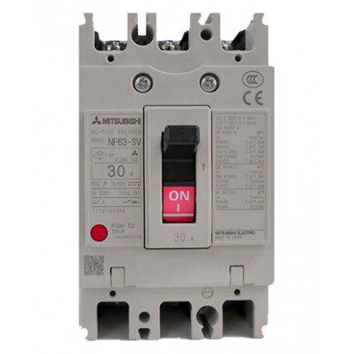 Mitsubishi Electric - Leistungsschalter für Trafo-, Generator- und Anlagenschutz Leistungsschalter NF63-SV 3P 3A 3-polig
