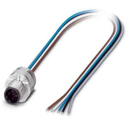 Phoenix Contact - Rundsteckverbinder, feldkonfektionierbar (Industriesteckverbinder) Einbausteckverbinder SACC-EC-MSB #1520026 Sensor-/Aktor-Wandd.