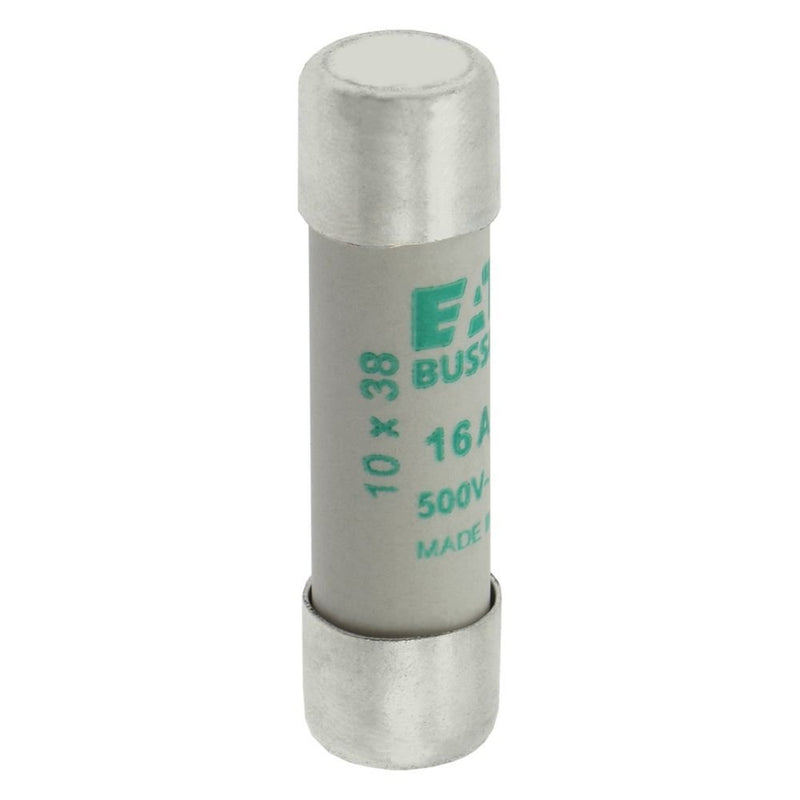 Eaton - Zylindrische Sicherung Sicherungseinsatz Nieders. C10M16 16A AC 500V 120kA − 10 Stück