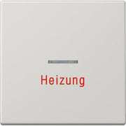 Jung - Abdeckung/Bedienelement für Installationsschalterprogramme Wippe Aufs.Heizung/Notsch. LS 990 H LG für Kontrollschalter