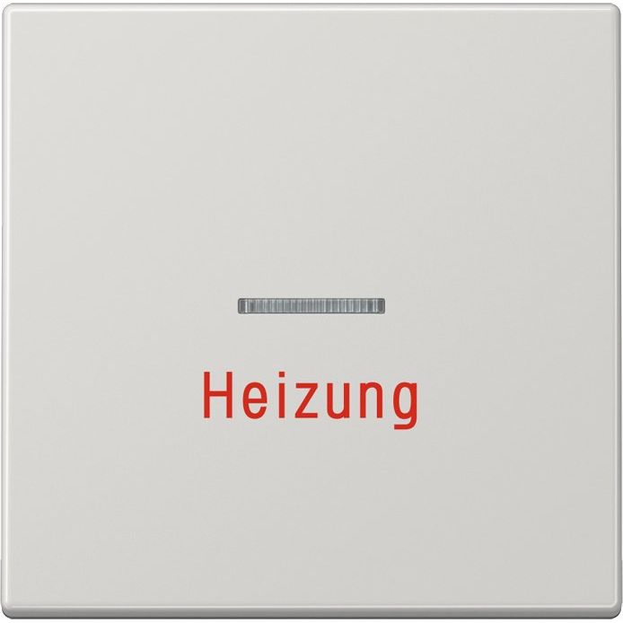 Jung - Abdeckung/Bedienelement für Installationsschalterprogramme Wippe Aufs.Heizung/Notsch. LS 990 H LG für Kontrollschalter