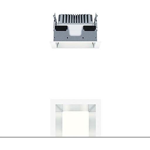Zumtobel Group - Downlight/Strahler/Flutlicht LED-Deckeneinbauleuchte PANOS EVO #60816083 Q140H 830 LDO AL WH