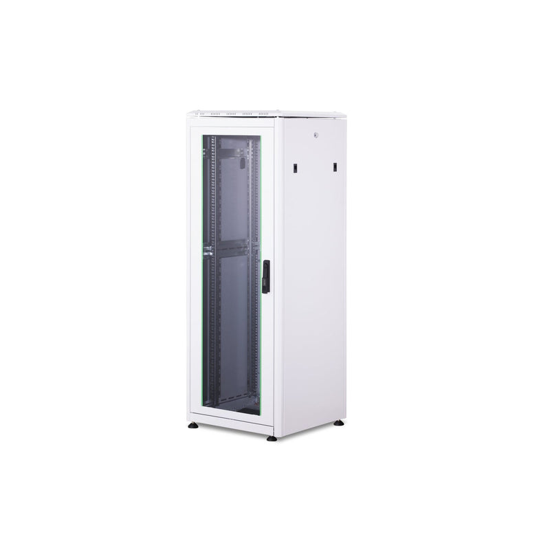 DIGITUS - Netzwerk-/Serverschrank Schrank 32HE 160,9x60x60cm DN-19 32U-6/6-1 RAL 7035 Glastür