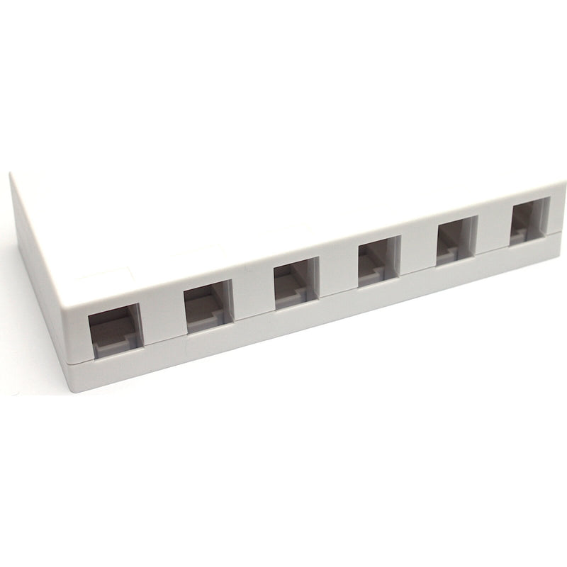 Excel Networking - Zubehör/Ersatzteile für Gefahrenmeldesystem Keystone AP-Gehäuse leer 100-021-6P 6 Port ws