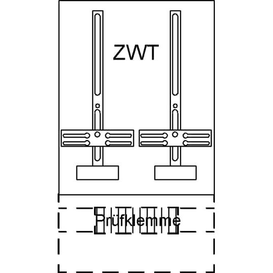 Striebel&John - Zählerfeld Meßplatte KF421 verdr. 1/2 Kreuze