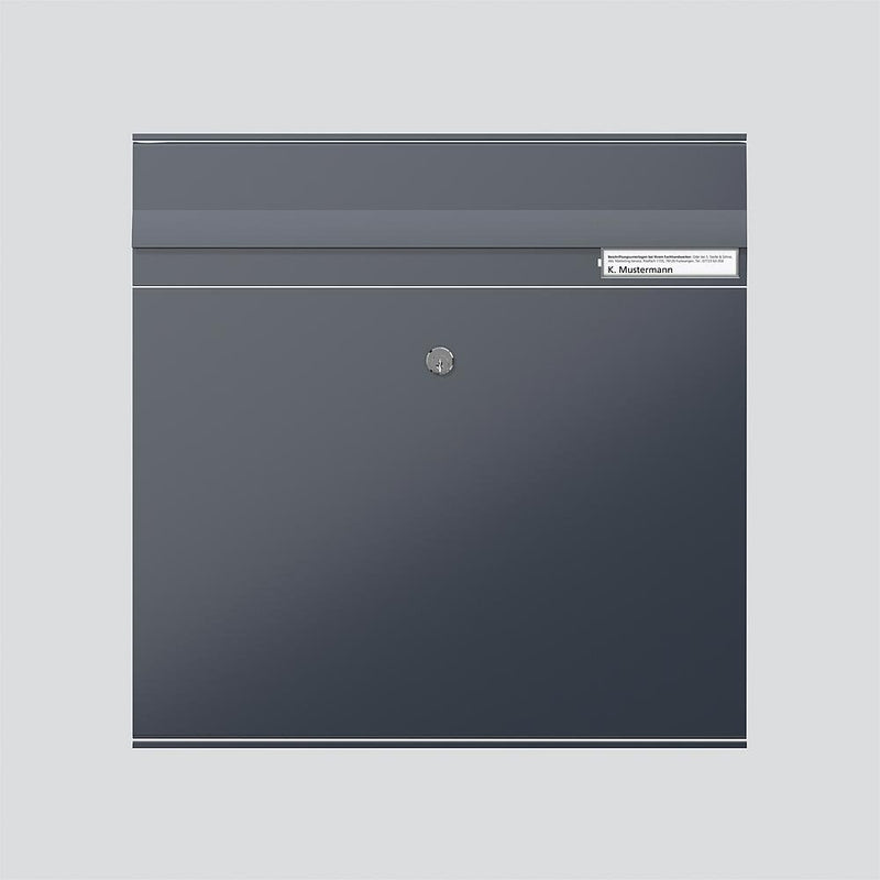 Siedle&Söhne - Montageelement für Türstation Briefkasten-Modul BKM 611-4/4-0 AG anthrazitgrau