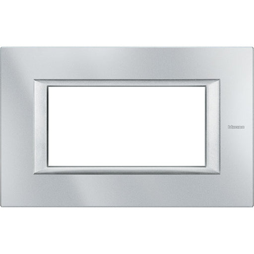 Legrand (BT) - Abdeckrahmen Axolute Rahmen 4-Modul HA4804HC alu grau