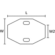 HellermannTyton - Kabelmarkierungssystem Kennzeichnungsschilder 556-83053(1000) 20x30mm grü 500/Rol − 1000 Stück