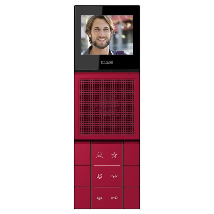 Jung - Innenstation für Türkommunikation SIB Video-Innenstation SI VI LC 627 229 LS 32100  − 1 Stück
