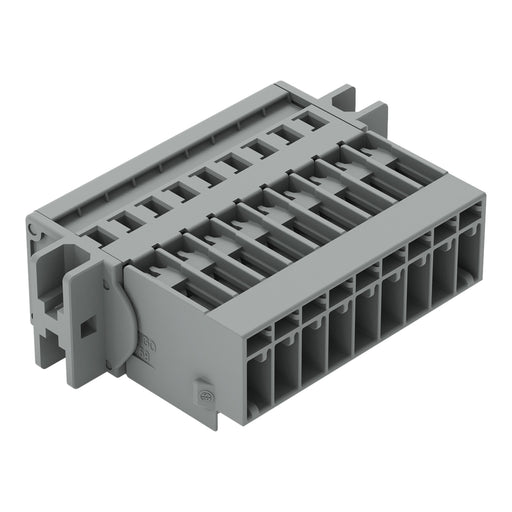 WAGO - Ein- und mehrpolige Klemmenleiste 1-Leiter-Stiftleiste 769-609/002-000 CAGECLAMP,4mm²,gr − 25 Stück
