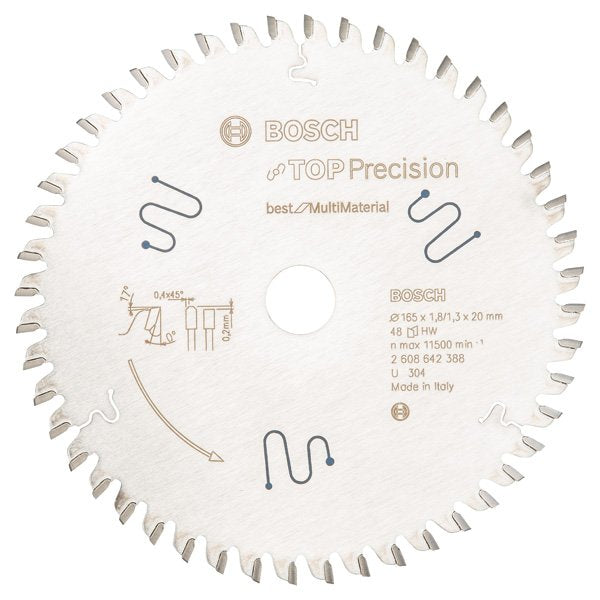 Bosch - Kreissägeblatt Top 2608642388 Precision Best for