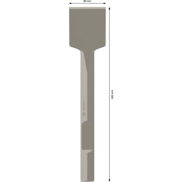 Bosch - Maschinenmeißel PRO HEX 28-4C Spatmeißel, 1618661000 80 x 400 mm