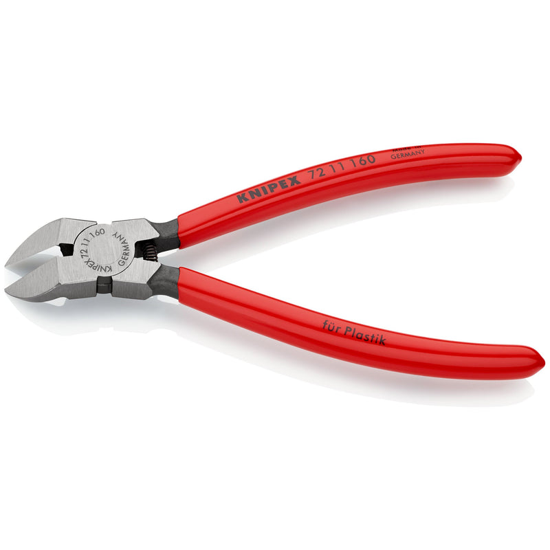 Knipex - Seitenschneider 72 11 160 SB für Kunstst., 160mm