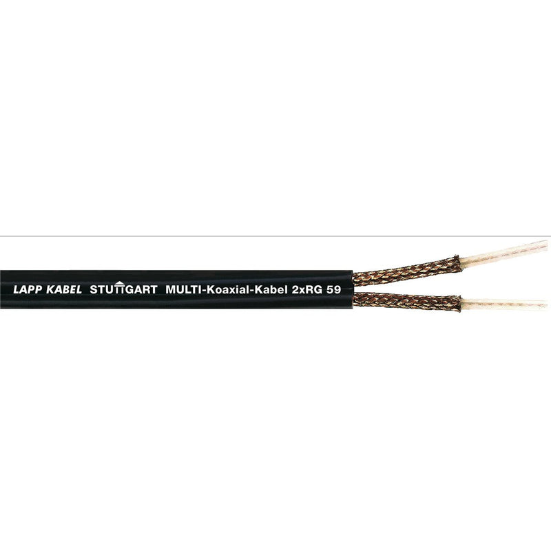 Lapp Kabel&Leitung - Koaxialkabel MULTI-KOAXIAL-KABEL 2170056/1000 2XRG 59 B/U − 1000 Meter