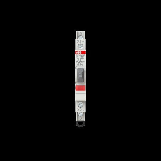 ABB Stotz S&J - Taster für Reiheneinbau Leuchttaster E217-16-10C220 rot