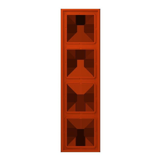 Jung - Abdeckrahmen Rahmen 4-fach LC 984 244 rouge vermillon 59