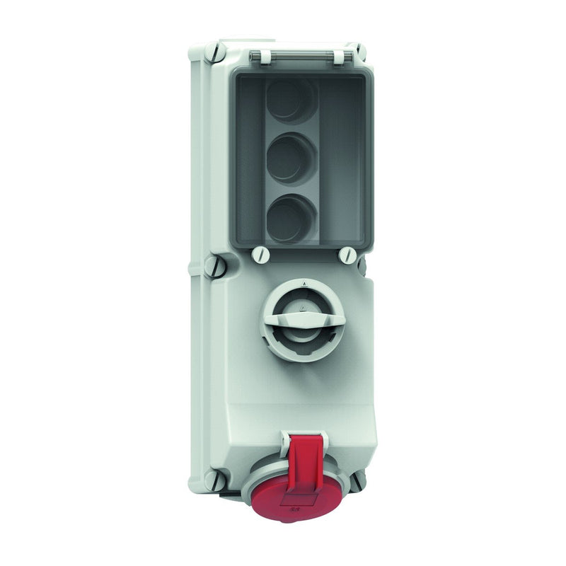 Bals Elektrotech - CEE-Steckdose abschaltbar, abgesichert (IEC 60309) Wandsteckdose abschaltbar 1785 abgesichert 32A 4p