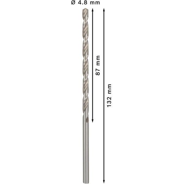 Bosch - Bohrer PRO Metal HSS-G 2608596819 Spiralbohrer 4,8 x
