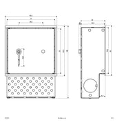 EVN Lichttechnik - Mechanisches Zubehör/Ersatzteile für Leuchten Metall-Einputztopf EPK P21 verzinkt