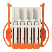 WAGO - Kabelsteckverbinder für Leiterplattensteckverbinder Federleiste 1-Leiter Hebel 2721-1104/037-000 Push-in Cage Clamp − 50 Stück