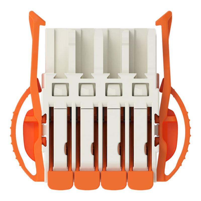 WAGO - Kabelsteckverbinder für Leiterplattensteckverbinder Federleiste 1-Leiter Hebel 2721-1104/037-000 Push-in Cage Clamp − 50 Stück