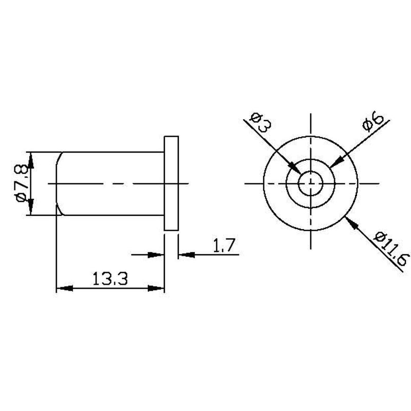 EFB-Elektronik - Knickschutz Knickschutztülle ETUE 2 29511.1 bis 6mm gr klein − 100 Stück