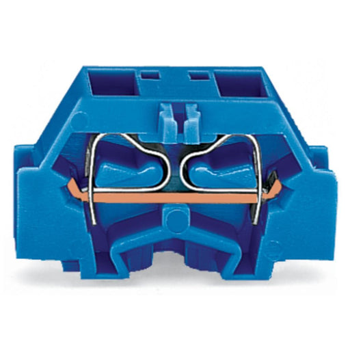 WAGO - Ein- und mehrpolige Klemmenleiste 4-L.Klemme 261-334 2x0,08-2,5mmq blau − 50 Stück