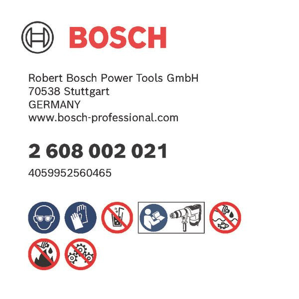 Bosch - Schmier- und Pflegemittel PRO SDS Schmierfett für 2608002021 Bohrer und Meißel