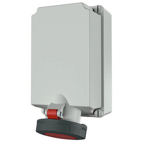 Mennekes - CEE-Steckdose (IEC 60309) Wanddose 5519P 63A,5p,6h,400V,IP67